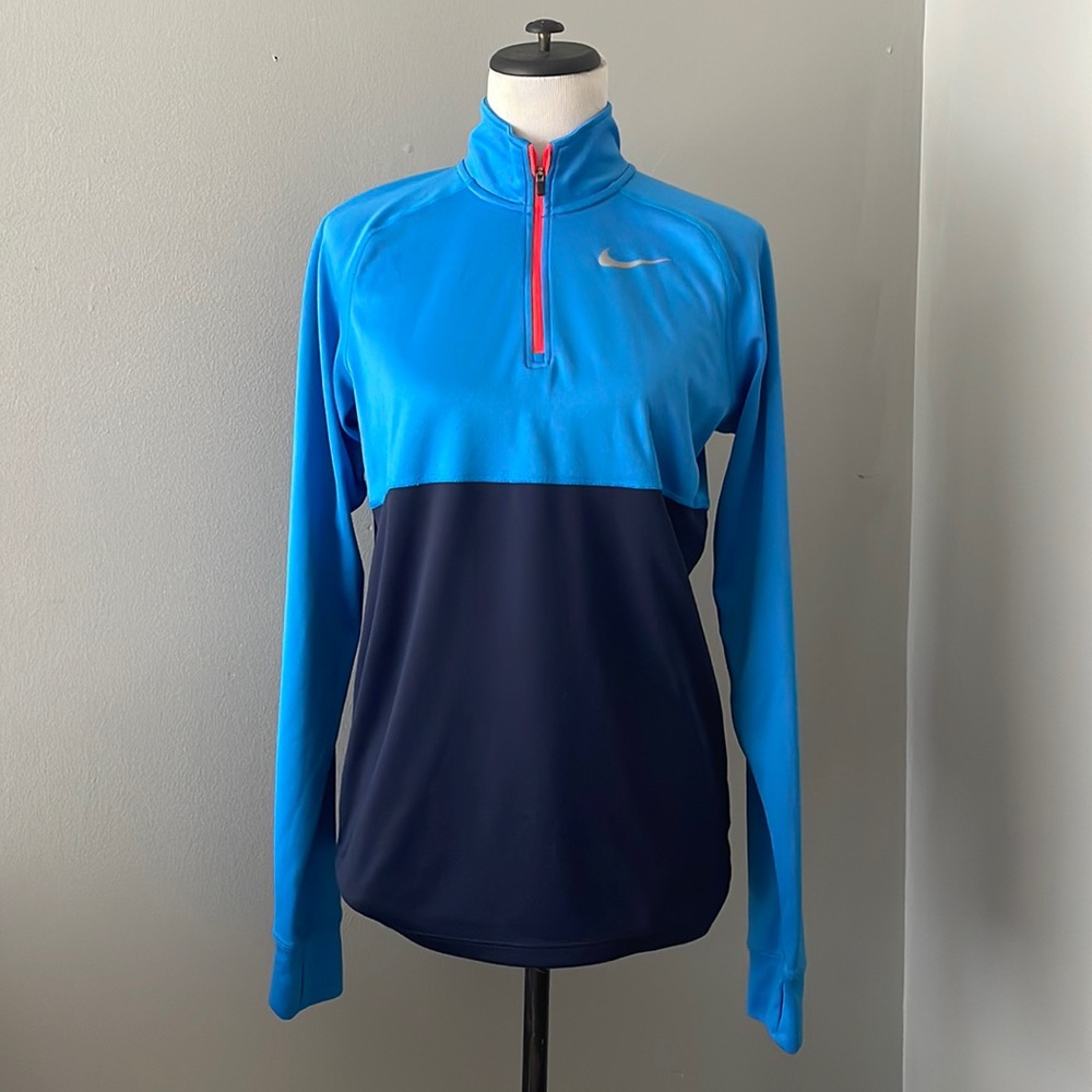 Navy/Blue Nike Quarter Zip Up